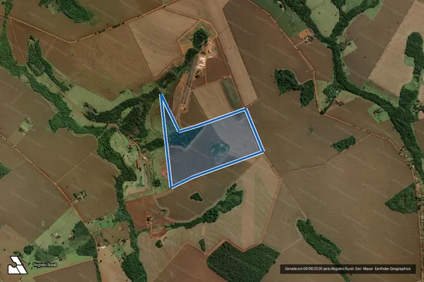 Imagem de satélite de FAZENDA SÃO TOMAZ CACHOEIRINHA SANTO ANTÔNIO - PARTE 3 em Rio Verde - GO