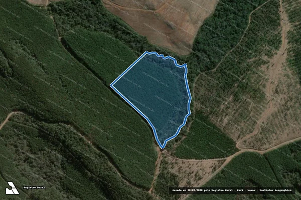 Imagem de satélite de Lote Rural n° 75 ? B - Lote Rural n° 75 - B - Gleba B em Imbaú - PR