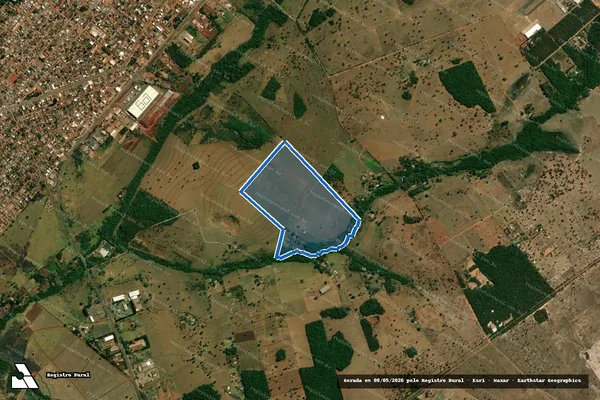 Imagem de satélite de Chacara Lageado - MS em Campo Grande - MS