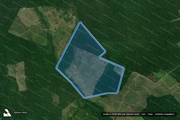 Imagem de satélite de FAZENDA ESTORIL - Parcela 1 em Jacundá - PA