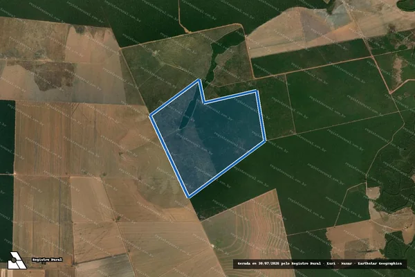 Imagem de satélite de Fazenda Flor da Mata - Parte 1 em Canarana - MT
