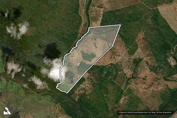 Imagem de satélite de FAZENDA MONTE ALTO ? Lote 196 Remanescente - Parte 1 em Dueré - TO