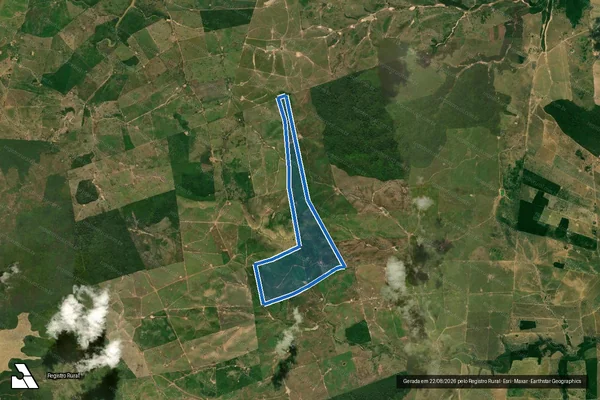Imagem de satélite de FAZENDA SOMBRA DA TARDE - Parte 7_M6672 em Açailândia - MA