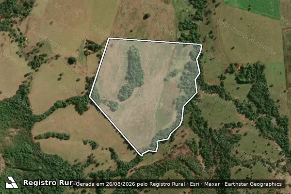Imagem de satélite de FAZENDA CABELEIRA, BEBEDOURO - PARTE 03 em Rio Verde - GO
