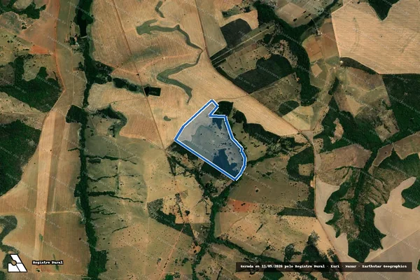 Imagem de satélite de FAZENDA CAPITINGA DOS CLEMENTES - Parte 1 em Corumbá de Goiás - GO