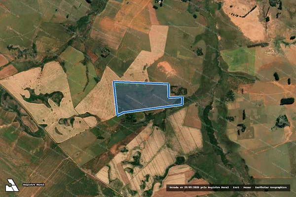 Imagem de satélite de Estabelecimento Santa Terezinha Gleba 5 - Estela em Alegrete - RS