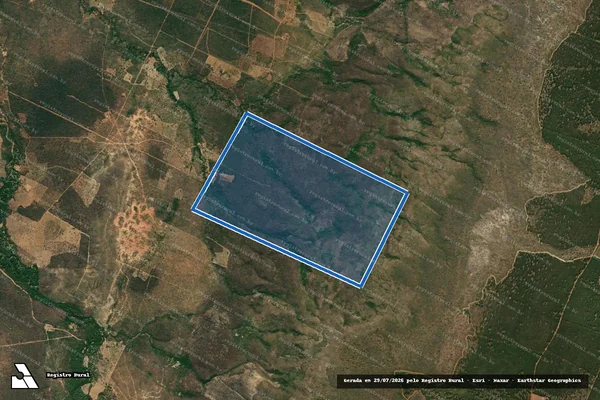 Imagem de satélite de Fazenda Belgominas - GLEBA 30 em Jequitaí - MG