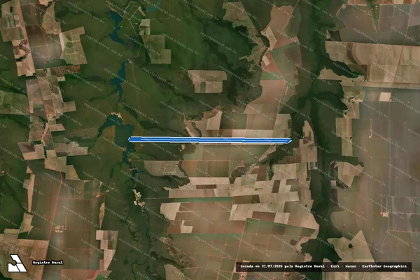 Imagem de satélite de Fazenda Bremm - Faz. Bremm em Sapezal - MT