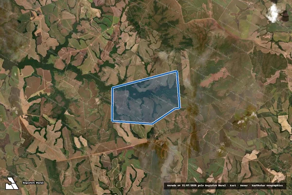Imagem de satélite de FAZENDA CAIAPÓ III - Parte 1 em Paranatinga - MT