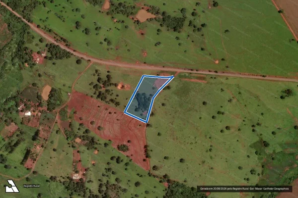 Imagem de satélite de FAZENDA PACIENCIA - Gleba 02 em Santa Rosa de Goiás - GO