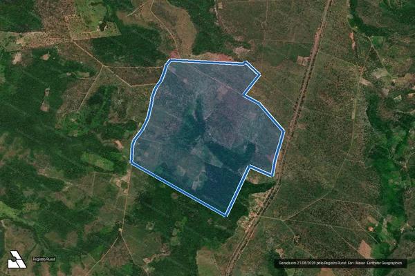 Imagem de satélite de LOTE LFS-117 DA GLEBA 10 LOTEAMENTO FAZENDA SERRA / Parte 1