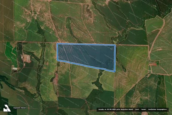 Imagem de satélite de "FAZENDA SANTA RITA - LOTE DE TERRAS N° 4 E PARTE DESTACADA DA PARCELA B" - "FAZENDA SANTA RITA - LOTE DE TERRAS N° 4 E PARTE DESTACADA DA PARCELA B" em Goioerê - PR