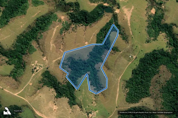 Imagem de satélite de RESERVA LEGAL 14 - PROJETO DE ASSENTAMENTO MARGARIDA ALVES - Parte 1 em Bambuí - MG