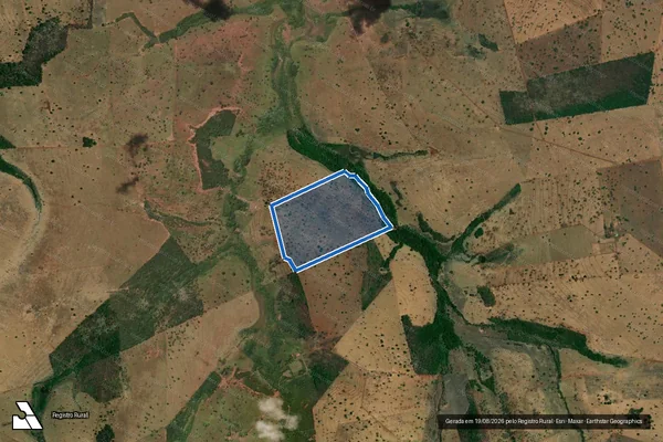 Imagem de satélite de Fazenda Seis Irmãos- Tamboril - Matricula nº. 8534 em Campina Verde - MG