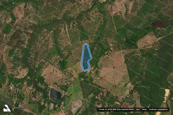 Imagem de satélite de ÁREA 02 - Parcela 1 em Várzea Grande - MT
