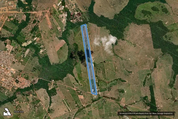 Imagem de satélite de Sítio Bom Jesus - Parcela 1 em Juara - MT
