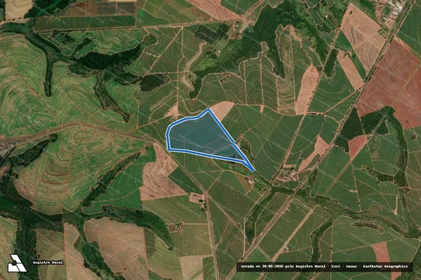 Imagem de satélite de Fazenda Santa Adélia - Parte 1 em Ariranha - SP