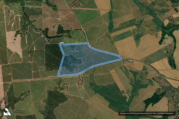 Imagem de satélite de FAZENDA SANTA HELENA - FAZENDA SANTA HELENA ? GLEBA I em Elisiário - SP