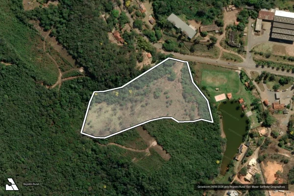 Imagem de satélite de FAZENDA NOSSA SENHORA DAS GRAÇAS - Parte 1 em Rio Acima - MG