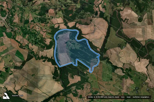 Imagem de satélite de FAZENDA VO VERONICA em São Pedro do Sul - RS