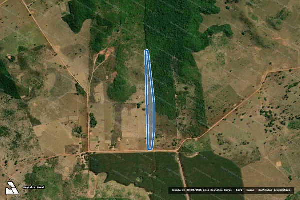 Imagem de satélite de FAZENDA DOS LOUROS - 011 em São Francisco do Brejão - MA