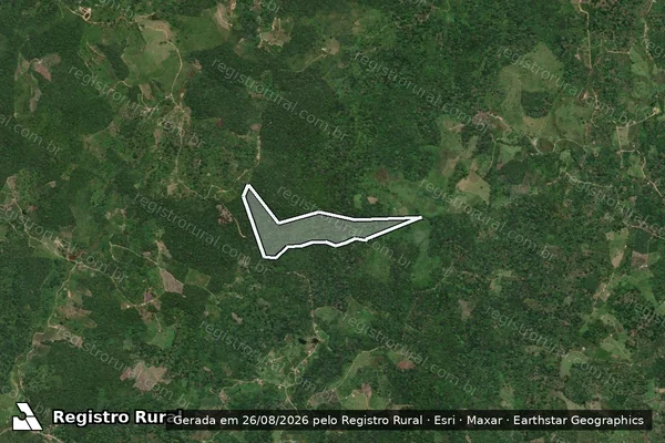 Imagem de satélite de FAZENDA AVENIDA - Parte 2 em Nilo Peçanha - BA