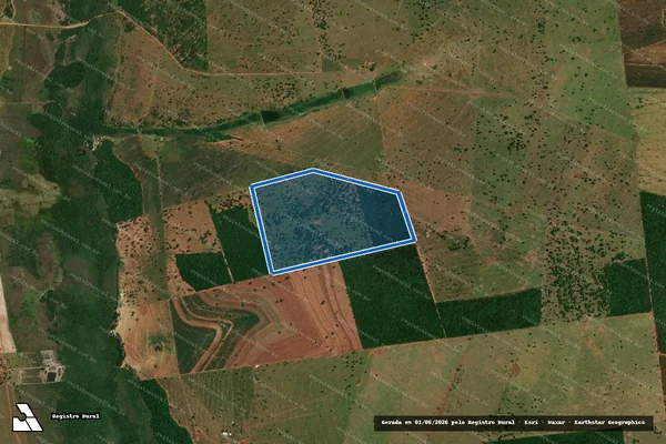 Imagem de satélite de Estância Camilo Sanches - Estância Camilo Sanches em Batayporã - MS