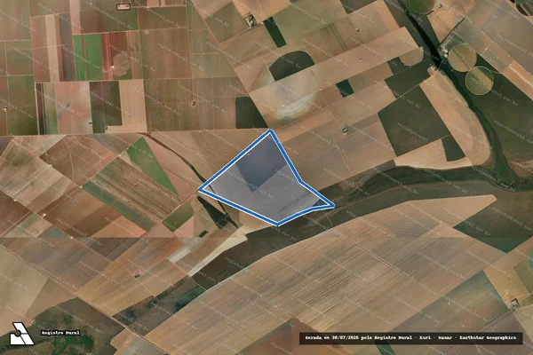 Imagem de satélite de Fazenda São Vicente - Fazenda São Vicente em Barreiras - BA