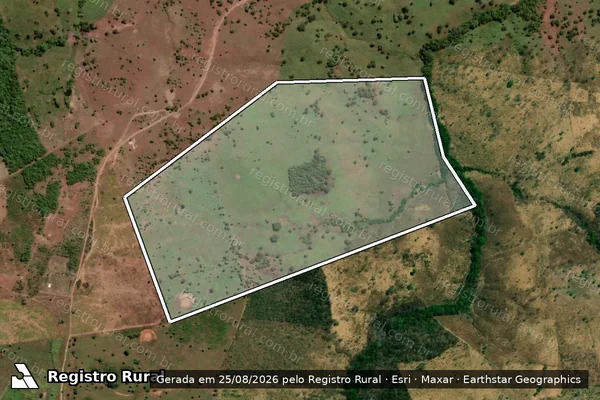 Imagem de satélite de FAZENDA LIMPEZA - FAZENDA 2 IRMÃS em Formosa da Serra Negra - MA