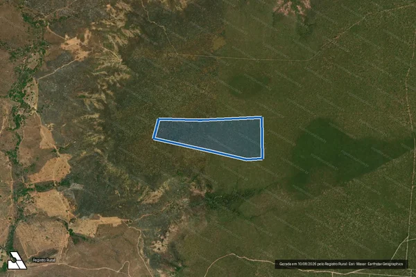 Imagem de satélite de FAZENDA ANGICALINHO - Gleba 05 em Riachão das Neves - BA