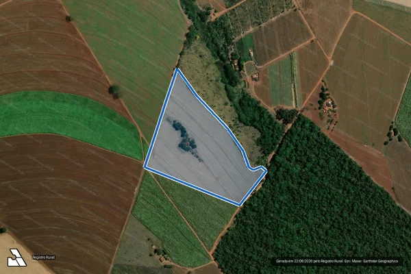 Imagem de satélite de Assentamento Estadual Ibitiúva PA0105S00Q00L037 - Lote 037 em Pitangueiras - SP