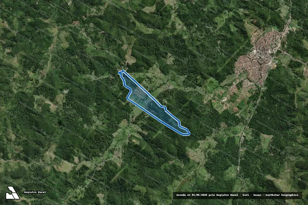 Imagem de satélite de FAZENDAS REUNIDAS LISBOA LOTE 04 - Parte 1 em Gandu - BA