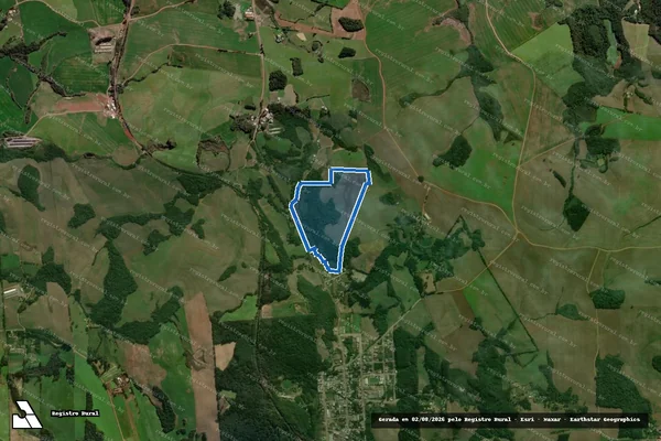 Imagem de satélite de Lote Rural n.º 269, 268-A e Parte do 272 da Secção Quaraim - Lote Rural n.º 269, 268-A e Parte do 272 da Secção Quaraim em Santo Antônio do Palma - RS