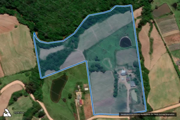 Imagem de satélite de Imóvel sem Denominação - Parte 1 em Arroio do Padre - RS