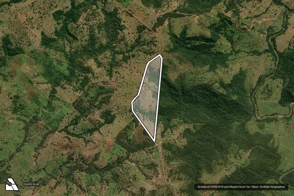 Imagem de satélite de Fazenda Rio do Peixe em Poxoréu - MT