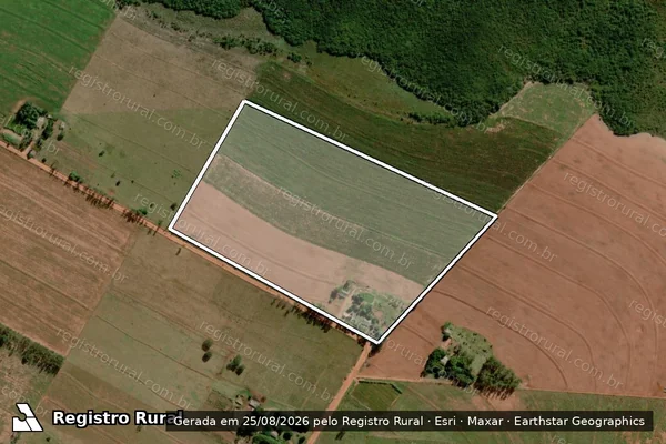 Imagem de satélite de Projeto de Assentamento Lua Branca - Lote 41 em Itaquiraí - MS