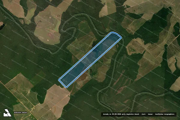 Imagem de satélite de LOTE 47 ? SECÇÃO A ? LOTEAMENTO SANTA RITA - LOTE 47 ? SECÇÃO A ? LOTEAMENTO SANTA RITA em Santa Rita do Trivelato - MT