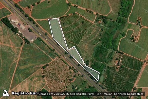 Imagem de satélite de Sitio São José - Parte 1 em Santa Adélia - SP