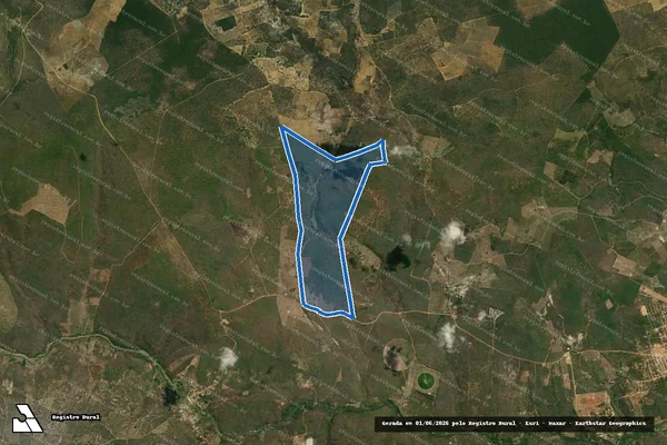 Imagem de satélite de FAZENDA FURADINHO - GLEBA 1 em Cândido Sales - BA