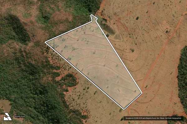 Imagem de satélite de Sítio Hamamatsu - Parte 1 em Campina Verde - MG