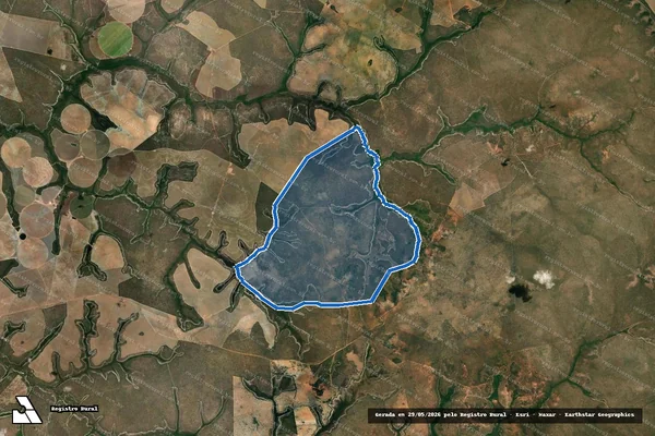 Imagem de satélite de FAZENDA BARREIRO - FAZENDA BARREIRO em Sítio d'Abadia - GO