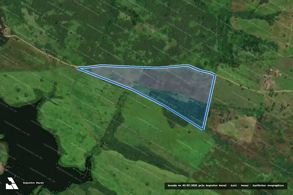 Imagem de satélite de FAZENDA PAJUSSARA - Parte 2 em Lagoa de Pedras - RN