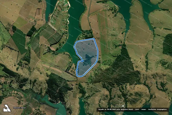 Imagem de satélite de FAZENDA ITATUBA em Cássia - MG