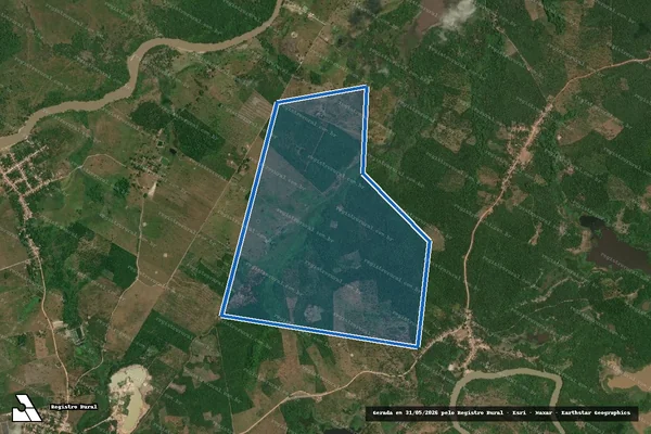 Imagem de satélite de FAZENDA BOM JESUS - Parte em Monção - MA