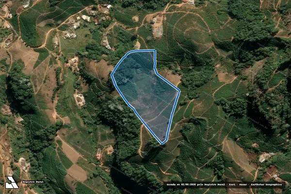 Imagem de satélite de CAPELINHA SÃO BARNABÉ - RIBEIRÃO PALMEIRAS - Parcela 1 em Manhuaçu - MG