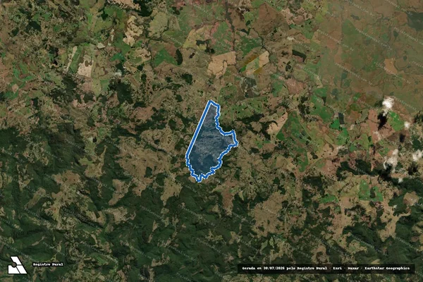 Imagem de satélite de Fazenda Ferradura em Bom Jesus - RS