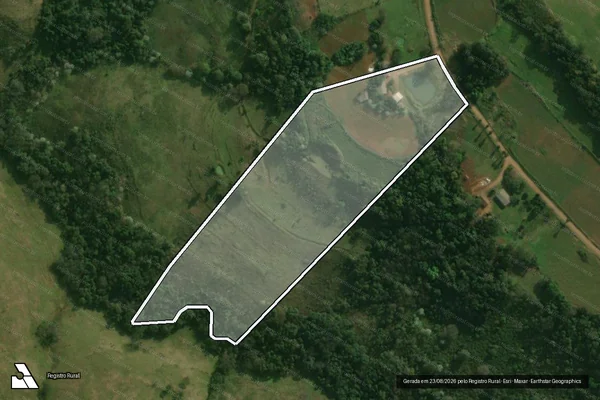 Imagem de satélite de LOTE RURAL N° 230 LINHA JORGE LACERDA - LOTE N° 230 A em Dionísio Cerqueira - SC