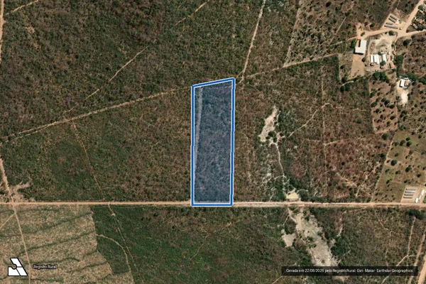 Imagem de satélite de FAZENDA RIACHO - Parte 1 em São Romão - MG