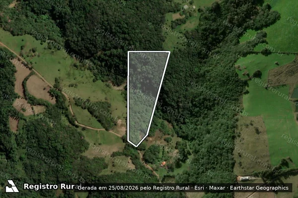 Imagem de satélite de SITIO DOS TRÊS COQUEIROS - Parte 1 em Silveira Martins - RS