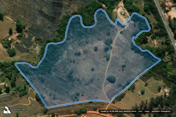 Imagem de satélite de Ponte Alta - Parcela 1 em Lavras - MG